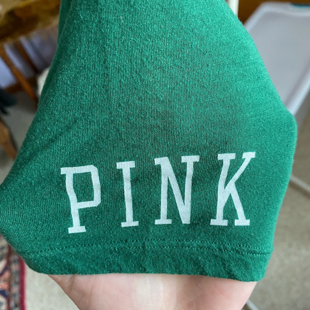 PINK MSU V-Neck Shirt Size S - Picture 3 of 4
